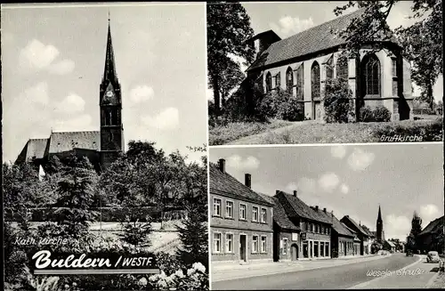 Ak Buldern Dülmen im Münsterland, Kath. Kirche, Stiftskirche, Weseler Straße