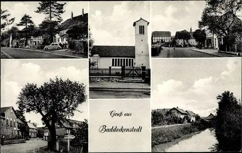 Ak Baddeckenstedt im Landkreis Wolfenbüttel, Kirche, Detailansichten
