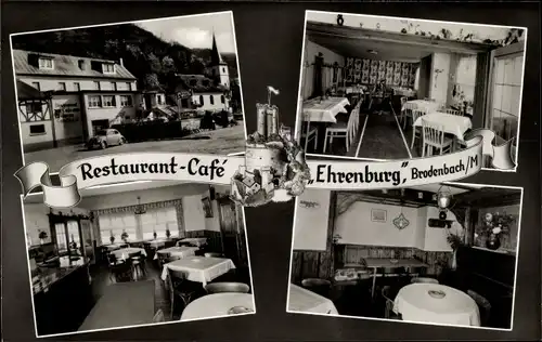 Ak Brodenbach a.d. Mosel, Restaurant Ehrenburg, Bes. Wilh. Glöckner