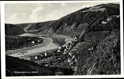 Ak Brodenbach an der Terrassenmosel, Gesamtansicht