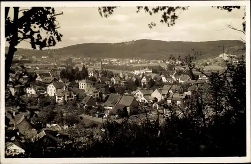 Ak Brombach Lörrach in Baden Württemberg, Durchblick zum Ort