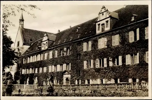 Ak Bronnbach Reicholzheim Wertheim im Main Tauber Kreis, Schloss