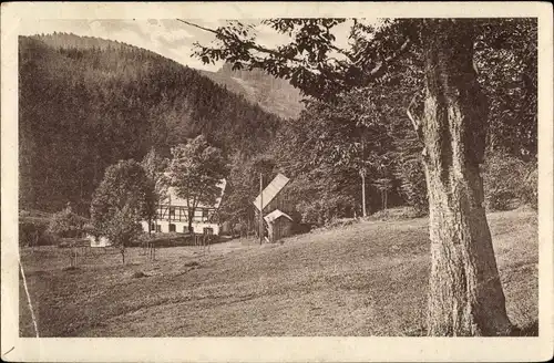 Ak Ansprung Marienberg im Erzgebirge Sachsen, Hüttstadtmühle