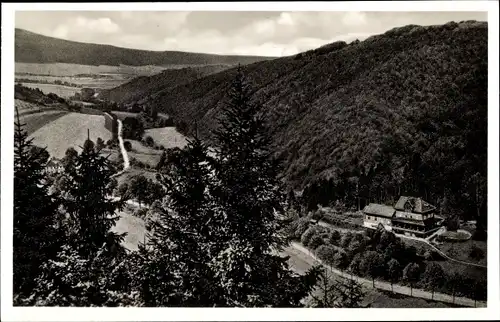Ak Bischhausen Waldkappel Hessen, Gasthof Frau Holle, Umgebung