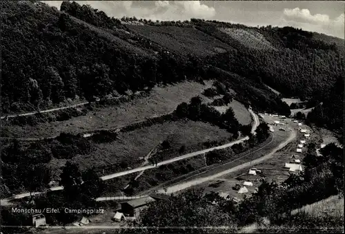 Ak Monschau Montjoie in der Eifel, Campingplatz