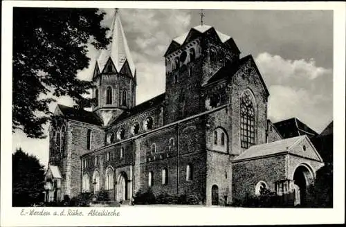 Ak Werden Essen im Ruhrgebiet, Abteikirche