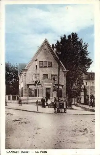 Ak Gannat Allier, La Poste