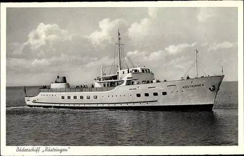 Ak Wilhelmshaven in Niedersachsen, Bäderschiff Rüstingen