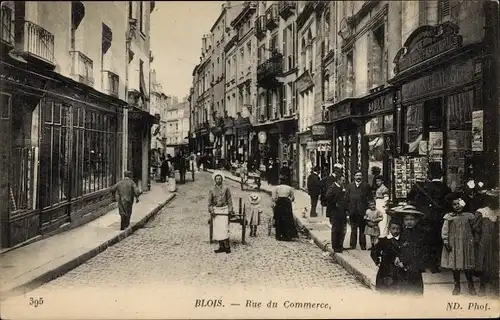Ak Blois Loir et Cher, Rue du Commerce
