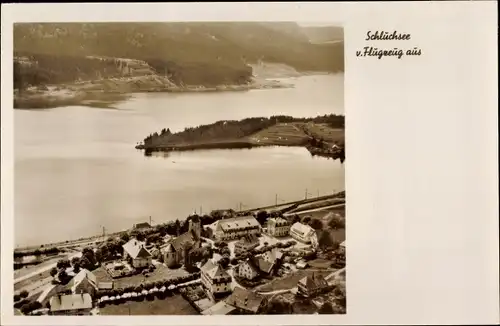 Ak Schluchsee im Schwarzwald, Fliegeraufnahme