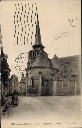 Ak Savennières Maine et Loire, Eglise