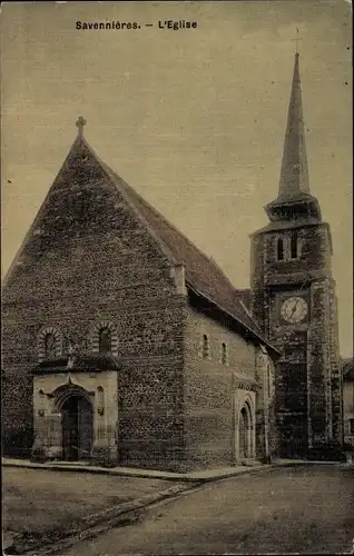 Ak Savennières Maine et Loire, L'Eglise