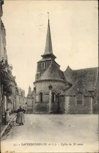 Ak Savennières Maine et Loire, L'Eglise