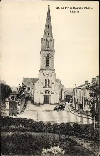 Ak Le Pin en Mauges Maine et Loire, L'Eglise