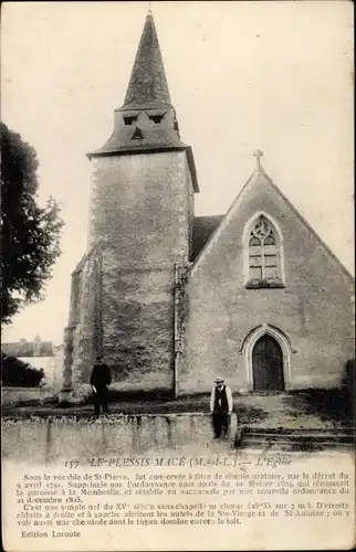 Ak Le Plessis Macé Maine et Loire, L'Eglise