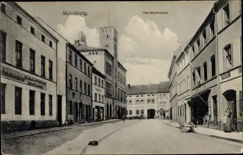 Ak Moosburg an der Isar, Herrenstraße, Brauerei