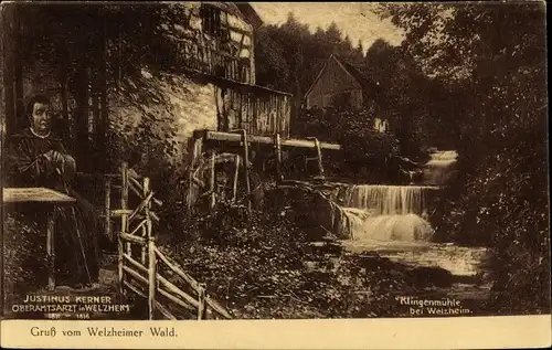 Ak Welzheim in Baden Württemberg, Klingenmühle