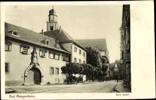 Ak Bad Mergentheim in Tauberfranken, Beim Spital