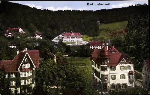 Ak Bad Liebenzell im Schwarzwald, Teilansicht, Villen