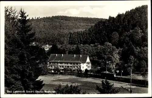 Ak Bad Liebenzell im Schwarzwald, Dekers Oberes Badhotel