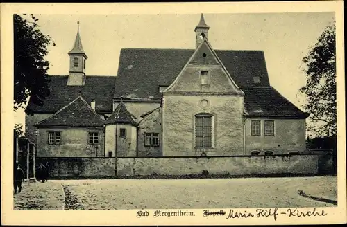 Ak Bad Mergentheim in Tauberfranken, Kapelle, Maria Hilf Kirche