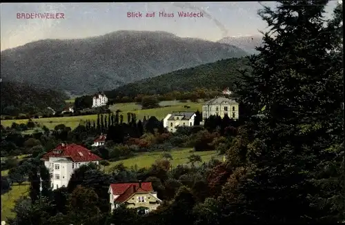 Ak Badenweiler im Schwarzwald, Haus Waldeck