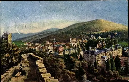 Künstler Ak Badenweiler im Schwarzwald, Panorama