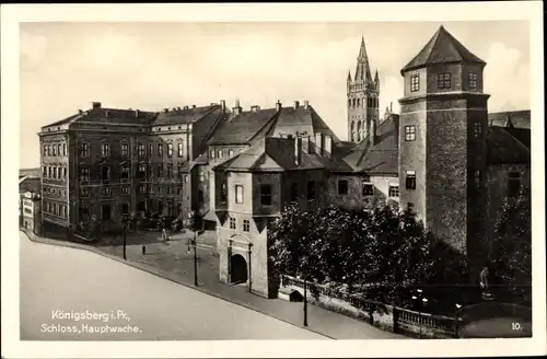 Ak Kaliningrad Königsberg Ostpreußen, Schloss, Hauptwache