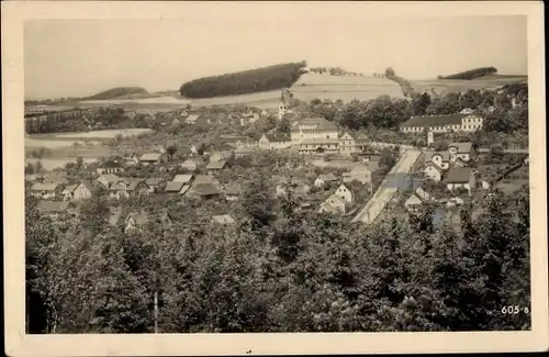 Ak Pyšely Pischel Mittelböhmen, Gesamtansicht