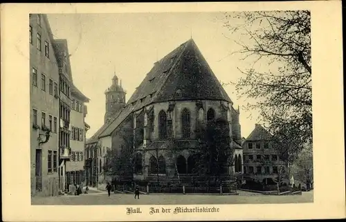 Ak Schwäbisch Hall in Württemberg, St. Michaeliskirche