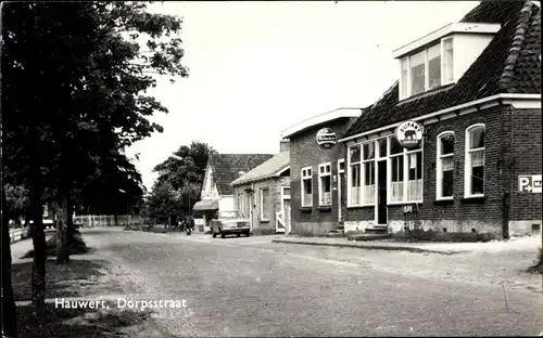 Ak Hauwert Nordholland Niederlande, Dorpsstraat