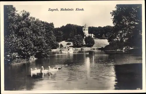 Ak Maksimir Zagreb Kroatien, Kiosk