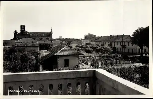 Ak Piscina Piemont, Panorama der Ortschaft