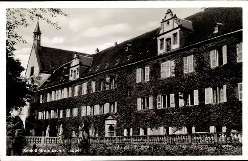 Ak Bronnbach Reicholzheim Wertheim im Main Tauber Kreis, Schloss