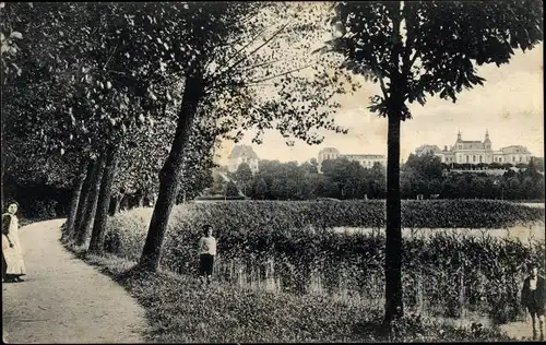 Ak Bad Segeberg in Schleswig Holstein, See, Kurhaus