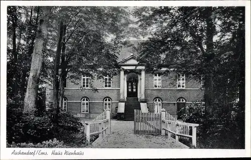 Ak Aschendorf Papenburg im Emsland, Haus Nienhaus