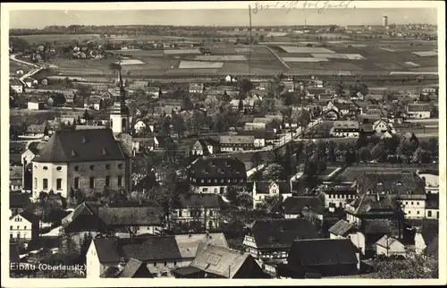 Ak Eibau Kottmar in der Oberlausitz, Ort mit Kirche