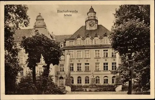 Ak Bischofswerda in Sachsen, Schule