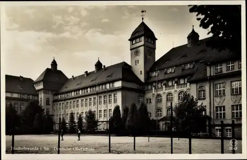 Ak Bischofswerda in Sachsen, Deutsche Oberschule