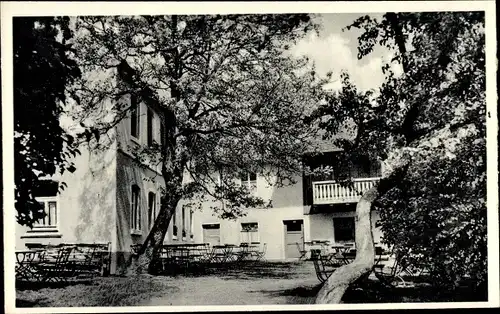 Ak Thiersheim im Fichtelgebirge, Waldgaststätte Steinhaus, H. Reibl