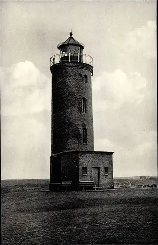 Ak Böhl St. Peter Ording, Blick auf den Leuchtturm und Haus