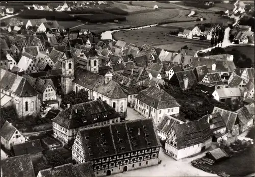 Ak Spalt in Mittelfranken, Rathaus, Hopfensiegelhalle, Vogelschau