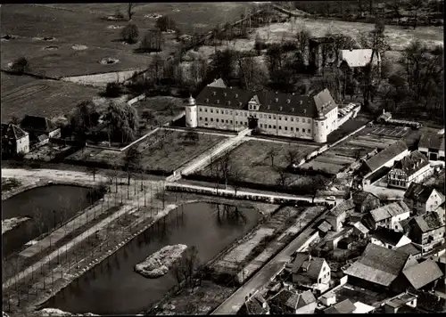 Ak Schönborn in Rheinland Pfalz, Fliegeraufnahme