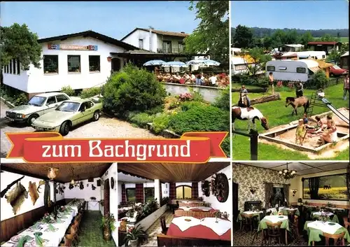 Ak Worfelden Büttelborn in Hessen, Restaurant Zum Bachgrund, Inh. Fam. Schulz