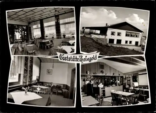 Ak Biebesheim am Rhein, Gaststätte Rheingold, Inh. Fritz Jung