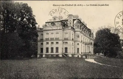 Ak Gurcy le Châtel Seine et Marne, Le Chateau