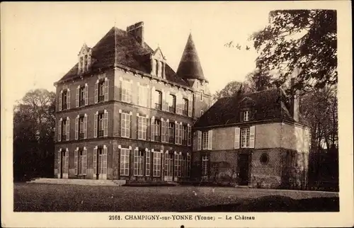 Ak Champigny sur Yonne, Le Chateau