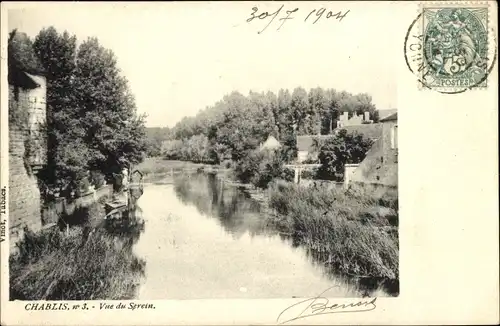 Ak Chablis Yonne, Vue du Sprein