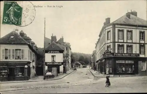 Ak Orbec Calvados, Rue de Laigle