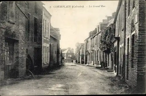 Ak Cormolain Calvados, La Grande Rue